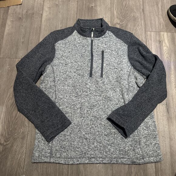 Woolrich Mens L Gray  1/2 Zip Jacket - Picture 1 of 4